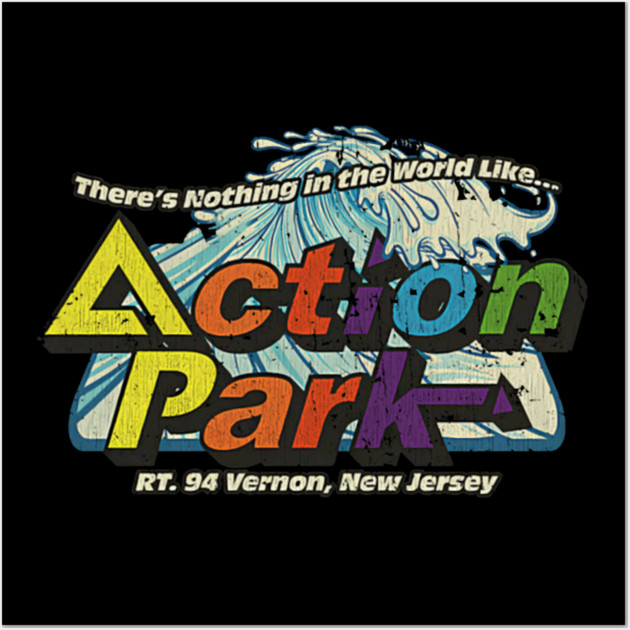 Action Park New Jersey 1978 Wall Art by Ink Lines