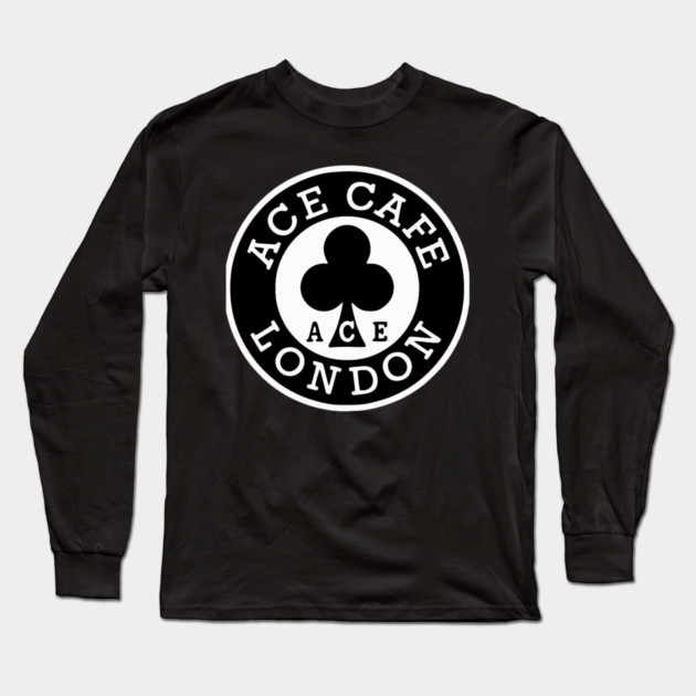 Ace-Cafe-London Logo Long Sleeve T-Shirt by Ink Lines