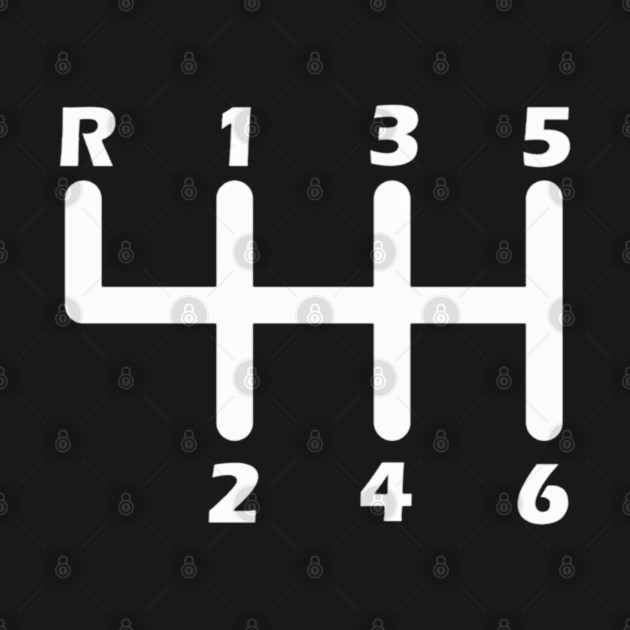 6 Speed Manual Transmission Race Car With Stick Shift by Ink Lines