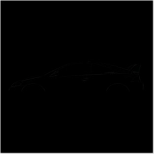 Acuras RSX Type-S A-Spec Silhouette Posters and Art