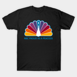70S-Nbc Proud As A Peacock T-Shirt