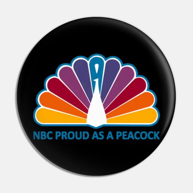 70S-Nbc Proud As A Peacock Pin by Ink Lines