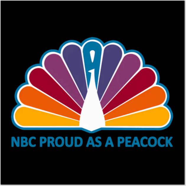 70S-Nbc Proud As A Peacock Wall Art by Ink Lines