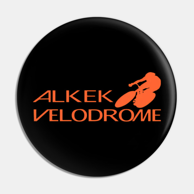 Alkek Velodrome Logo Pin by Ink Lines