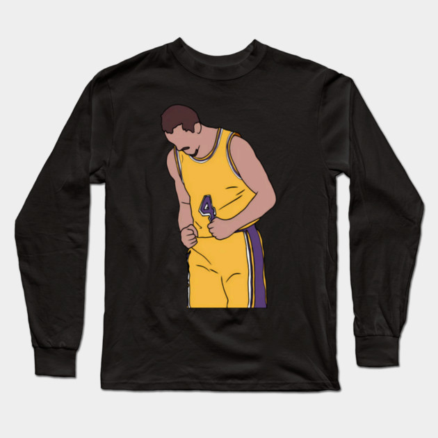 Alex Caruso Celebration T-Shirt Long Sleeve T-Shirt by Ink Lines