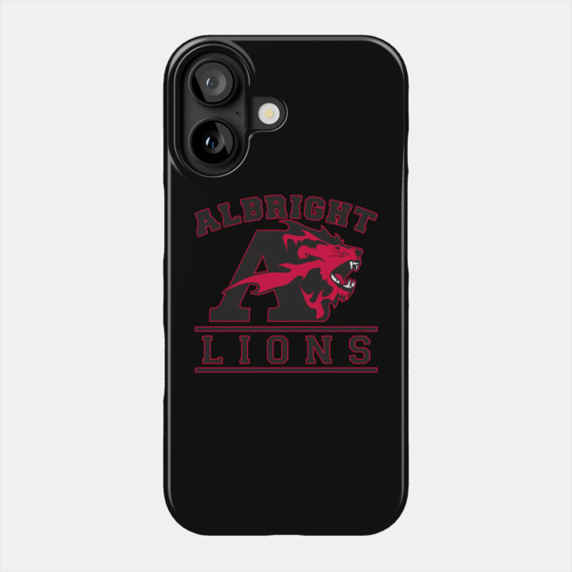 Albright Lions Pack Phone Case by Ink Lines