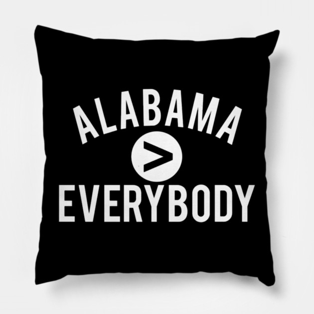 Alabamas Everybody Pillow by Ink Lines