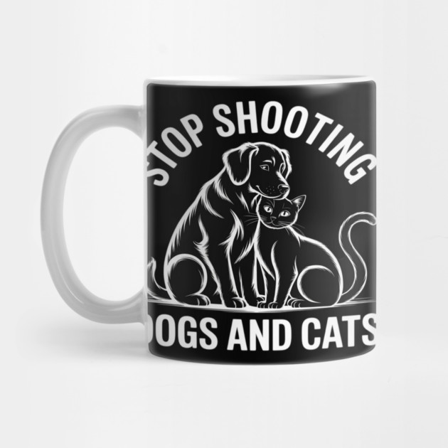 Stop Shooting Dogs & Cats – Animal Rights Message by Ink Lines