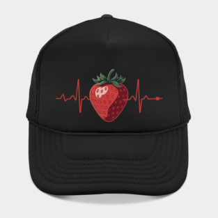Strawberry Heartbeat Cute Novelty Hat