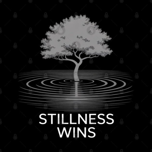 Stillness Wins Stoic Calm Reflection Stoicism by Ink Lines
