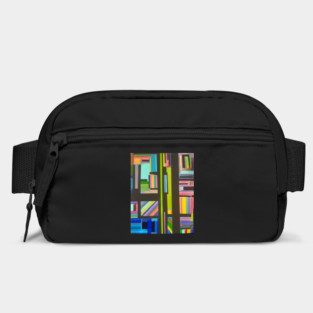 Geometric Abstraction Of Colors Bag