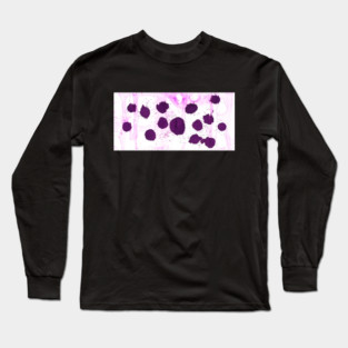 Grape Splatter Long Sleeve T-Shirt