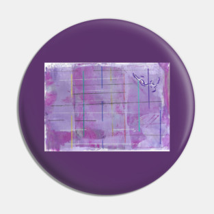 In the Purple World Pin