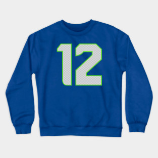 Seattle Football 12th Man Seahawks Crewneck Sweatshirt
