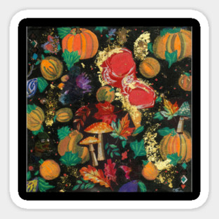 Apple & Pumpkin Spice Fall Sticker