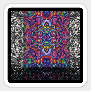 Laced Up in Fabric Sticker