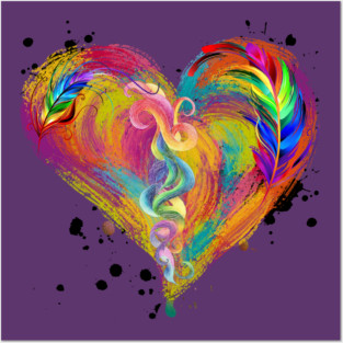 Heart full of Posters and Art