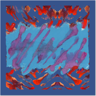 Streaked Posters and Art