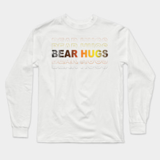 Bear Hugs - Thank You Design Long Sleeve T-Shirt