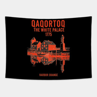 Historic Harbor Scene Tapestry