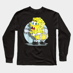 Funny Cartoon Parody Design Long Sleeve T-Shirt
