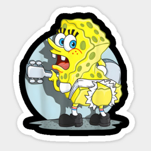 Funny Cartoon Parody Design Sticker