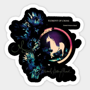 Element of Crime Murder in Your Eyes Sticker