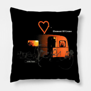 Element of Crime Nervous and Blue Pillow