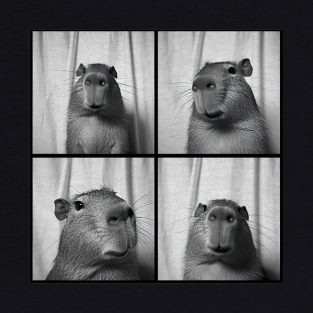 Capybara Capy Photobooth Picture Quirky Funny by yangho