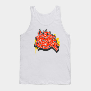Youth Culture Graffiti Tag – Raw Street Expression of the New Generation Tank Top