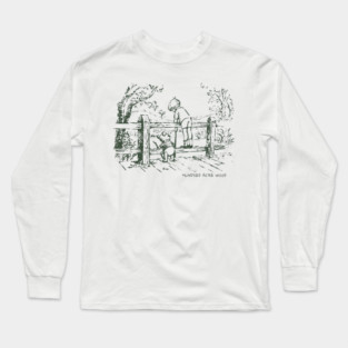 A Childhood Memory in Hundred Acre Wood Long Sleeve T-Shirt