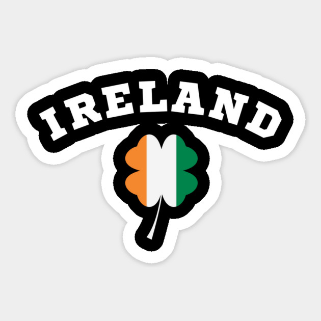 Ireland Shamrock in Irish Flag Magnet by Creatifly Graphic Tees