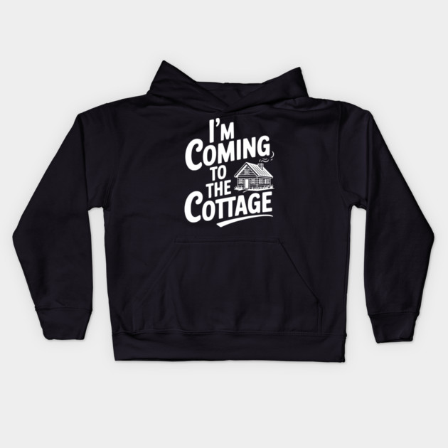 I'm Coming to the Cottage Kids Hoodie by Frank Ring