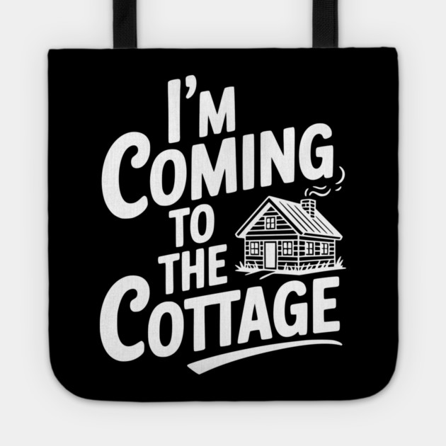 I'm Coming to the Cottage Tote by Frank Ring
