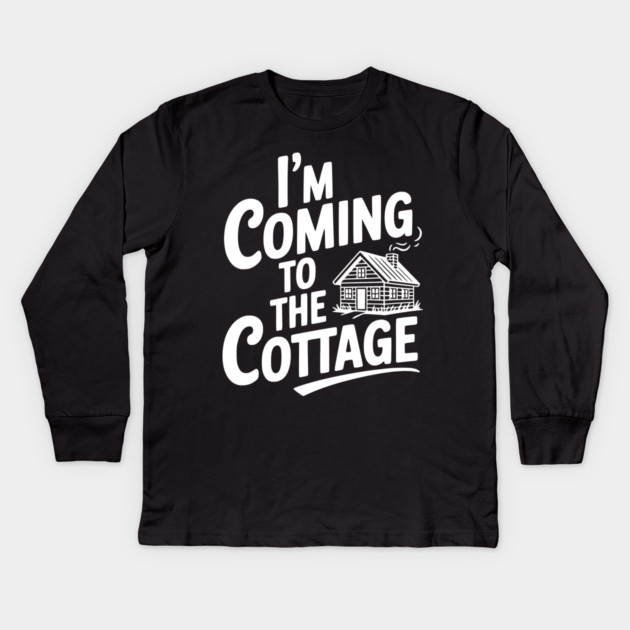 I'm Coming to the Cottage Kids Long Sleeve T-Shirt by Frank Ring