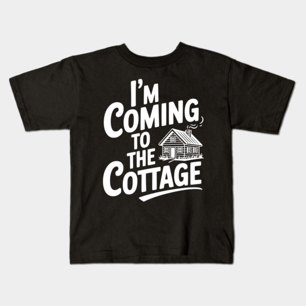 I'm Coming to the Cottage Kids T-Shirt by Frank Ring
