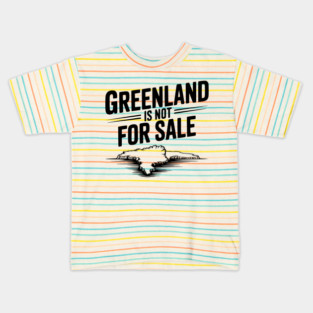 Greenland is Not for Sale Kids T-Shirt