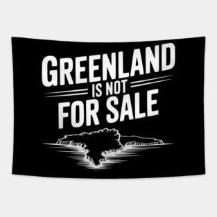 Greenland is Not for Sale Tapestry