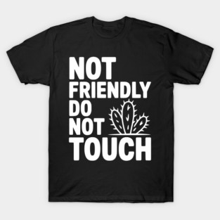 Not Friendly Do Not Touch T-Shirt