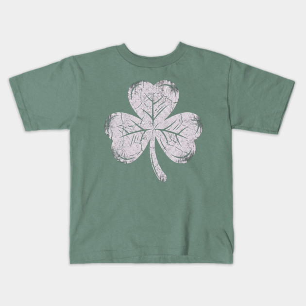Vintage Shamrock Kids T-Shirt by Creatifly Graphic Tees