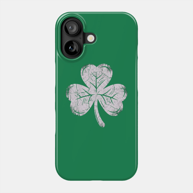 Vintage Shamrock Phone Case by Creatifly Graphic Tees