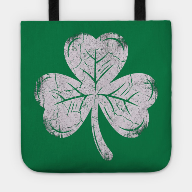 Vintage Shamrock Tote by Creatifly Graphic Tees