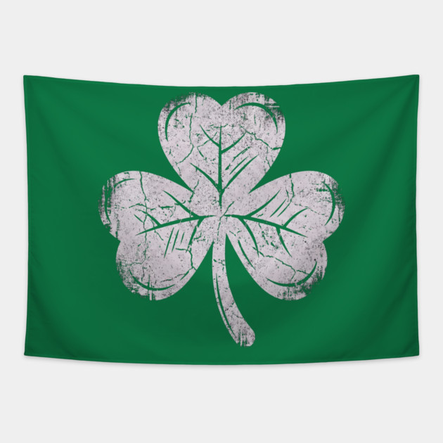 Vintage Shamrock Tapestry by Creatifly Graphic Tees
