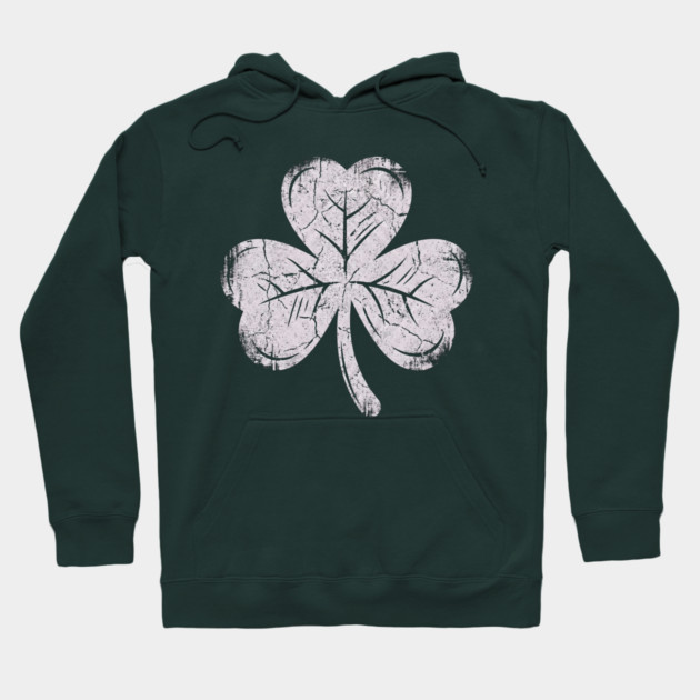 Vintage Shamrock Hoodie by Creatifly Graphic Tees