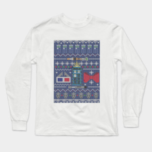 Who Christmas Sweater Long Sleeve T-Shirt
