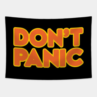 Don't Panic Tapestry