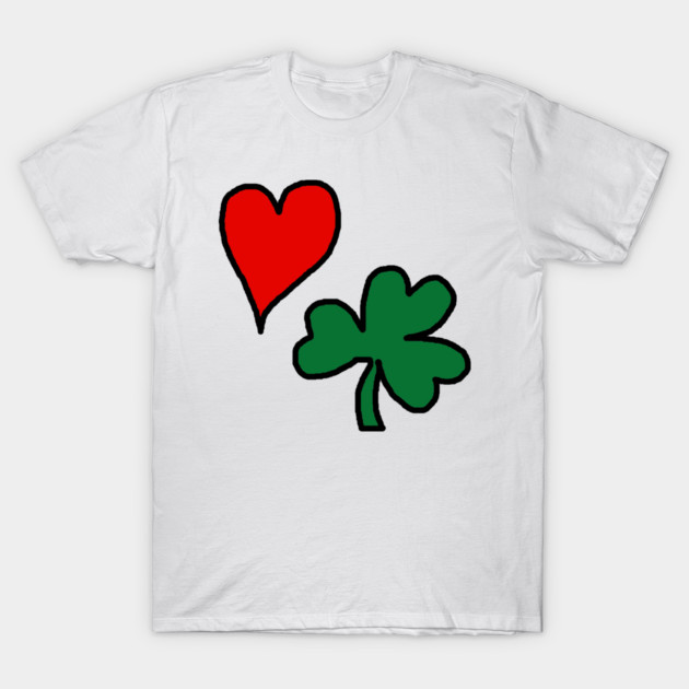 Valentine's Day St Patrick's Day T-Shirt by Creatifly Graphic Tees