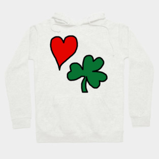 Valentine's Day St Patrick's Day Hoodie