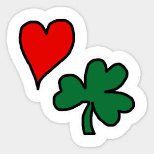 Valentine's Day St Patrick's Day Magnet