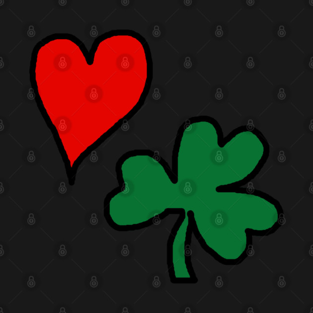 Valentine's Day St Patrick's Day by Creatifly Graphic Tees